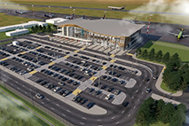 Строительство здания нового аэровокзального комплекса Магадана закончат осенью